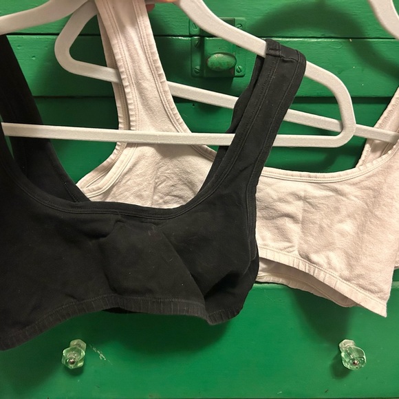 ARQ Black and White Wide Strap Bras - Picture 1 of 5